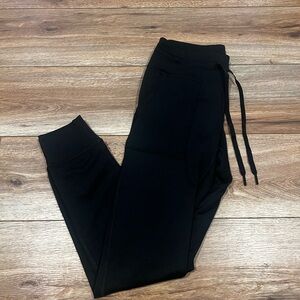 Aerie Offline Black Warm Up Leggings Regular Rise Size Medium